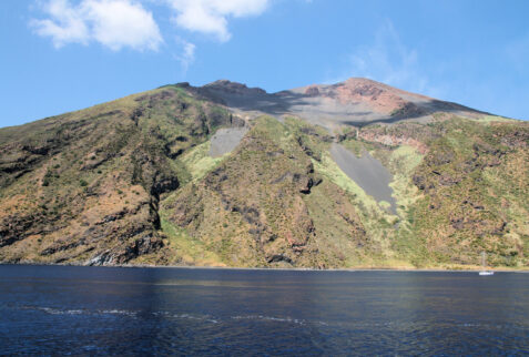 Aeolian islands - old lava flows on the island of Stromboli - BBOfItaly