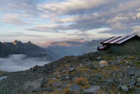 From Rifugio Ponti to Bivacco Kima - Glimpse of Bivacco Kima merged into an unbelievable and fantastic world - BBOfItaly