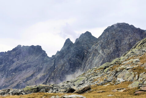 View from the bocchetta del Manduario towards the val Garzelli head