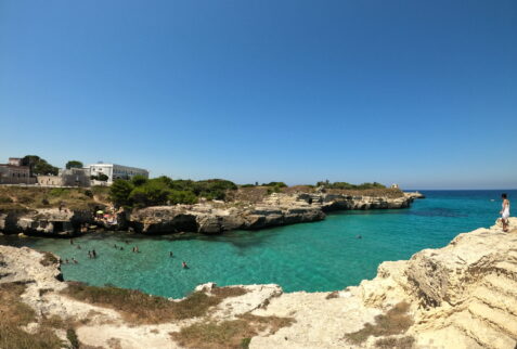 Grotta della Poesia - Puglia. Landscape from Grotta della Poesia