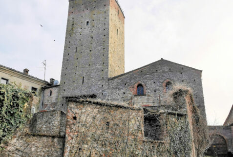 A Middle Ages castle close to Fortunago village