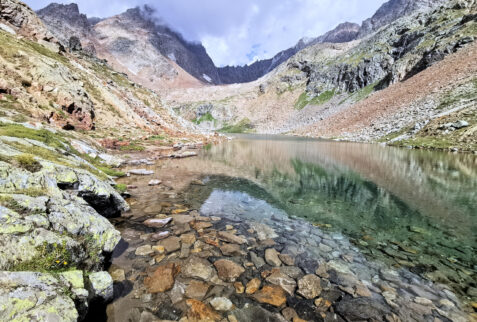 Lago Lungo - Lago Morto - Valpelline - In the background the little valley where the Lago Morto is placed