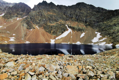 Lago Lungo - Lago Morto - Valpelline - The water of Lago Morto is completely black, or even it can be change its colour with the light