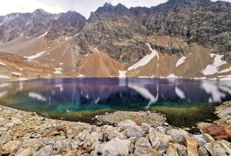 Lago Lungo - Lago Morto - Valpelline - With different sky light, colours of Lago Morto water change dramatically