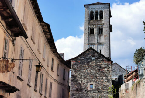 Isola di San Giulio - tower bell of Abbazia Mater Ecclesiae