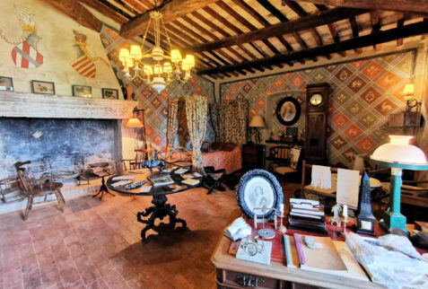 Tenuta Marsiliana – room used also as office where in the past the person in charge for managing the farm and the territory worked