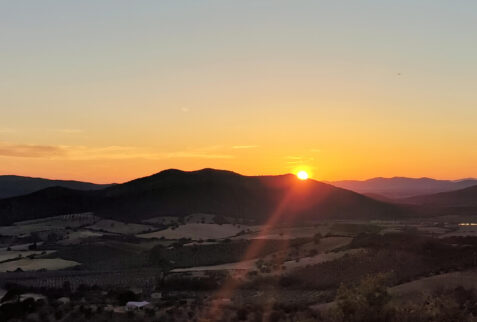 Capalbio – sunset from medieval walls