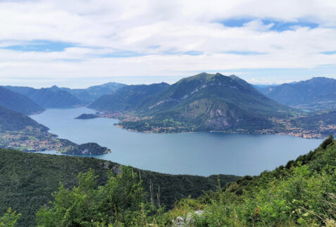 Parlasco – a fraction of Lago di Como seen from the road to Esino Lario
