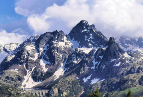 Bocchetta di Trona - gorgeous view on northern face of Pizzo di Trona