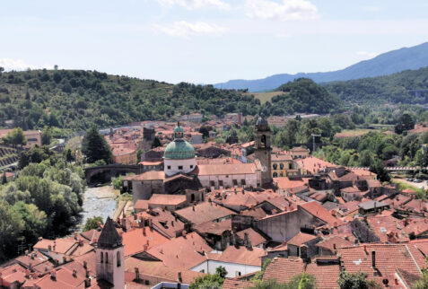 Pontremoli – View on Pontremoli from Castello del Piagnaro