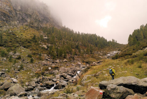 Passo della Crocetta – middle part of Val Bodengo characterized by landslides