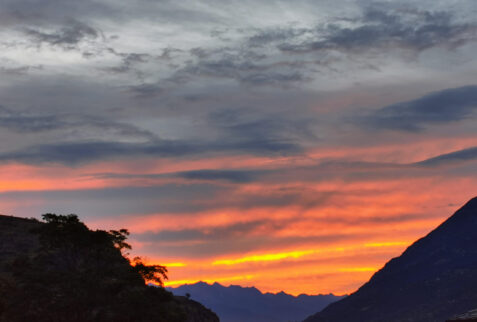Valle d’Aosta – sunset in autumn is always breath taking