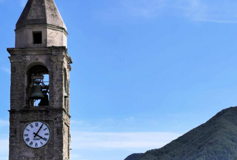 Montereggio – bell tower of Romanesque Sant’Apollinare church