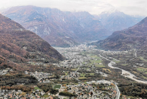 Cermine – Valchiavenna seen going up through Sentiero del Benefattore