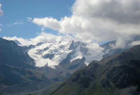 Malga del Toro – Cima di Solda with glaciers seen from the Malga