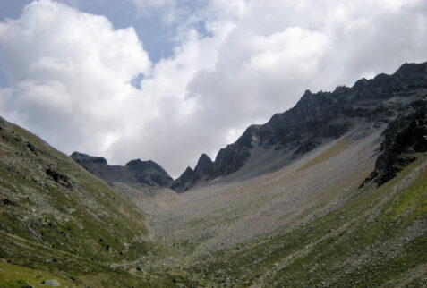 Malga del Toro – last part of Val Razoi seen from the Malga