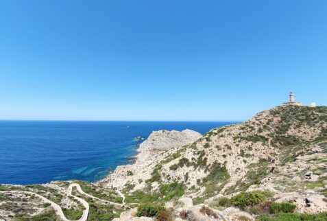 View on Capo Sandalo and its Lighthouse - San Pietro Island