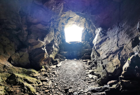 Monte Rotondo – the interior of an old and small fortress present on the path