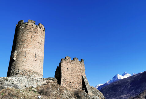 Chatel Argent Valle d’Aosta – west side of the castle