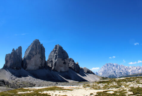 Rifugio Locatelli Dolomiti – the awesome Tre Cime di Lavaredo (from left Cima Piccola, Cima Grande, Cima Ovest)