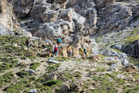 Dolomiti Piccolo Cir – going up to the starting point of Via Ferrata