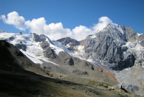 Solda Passo del Madriccio – from left: Corno di Solda, Punta Graglia, Gran Zebrù