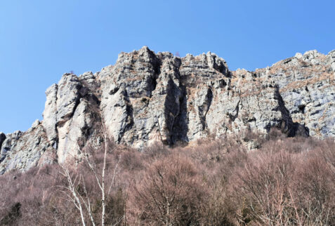 Erve Lombardia – a vertical wall of Resegone seen from Capanna Monza