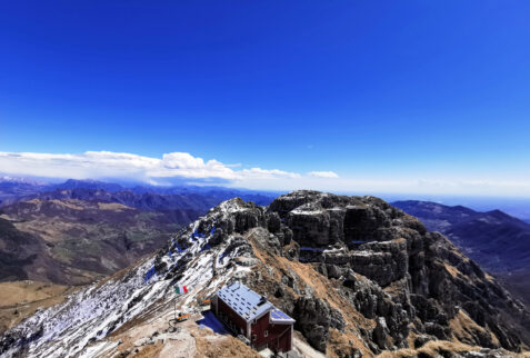 Resegone Lombardia – Rifugio Azzoni seen from Punta Cermenati