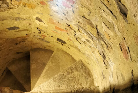 Fortezza di Bardi – narrow stairs inside the Mastio
