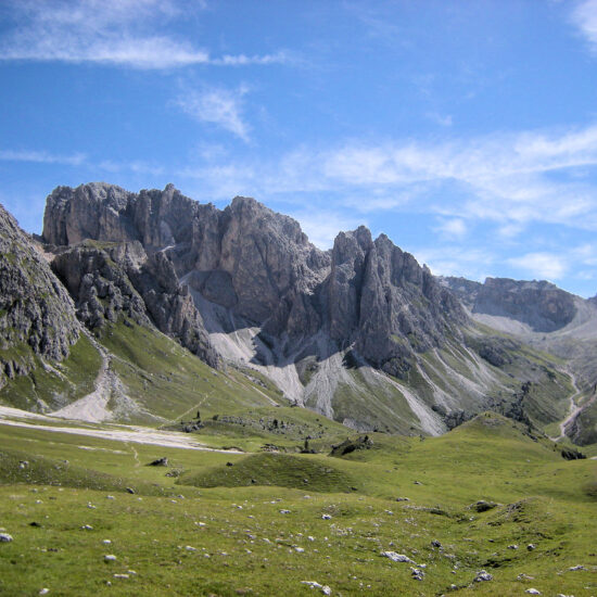 Seceda Alto Adige – part of the landscape seen from meadows