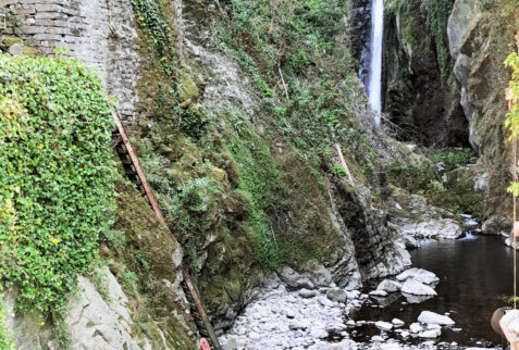 Nesso Lombardia – waterfall seen from the little bridge