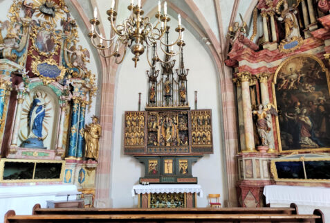 Merano Alto Adige – Altare a Portelle in Cappella di Santa Barbara