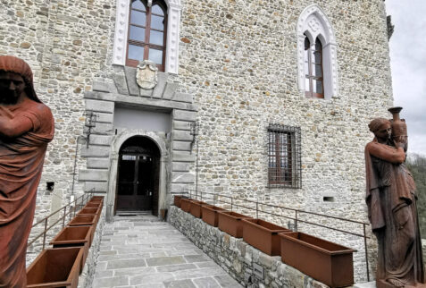 Castello di Compiano – main gate of the castle