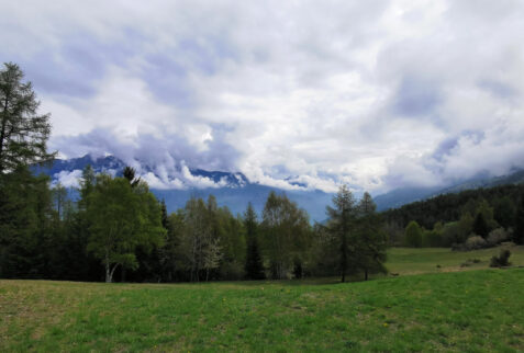 Turlin and Champailler – landscape and meadow from Alpeggio Champailler