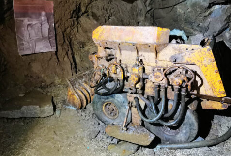 Marzoli mine - Old machinery activated with compressed air - BBOfItaly