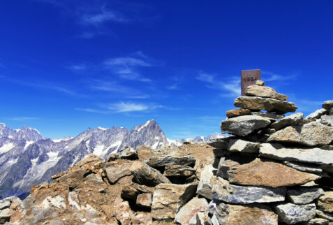 Grande Rochere – Grandes Jorasses seen from the top