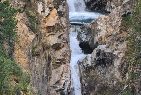 Stunning waterfall in Val Viola