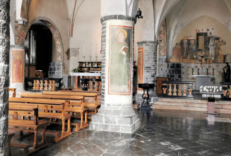Varenna – glimpse of Chiesa di San Giorgio – BBofItaly