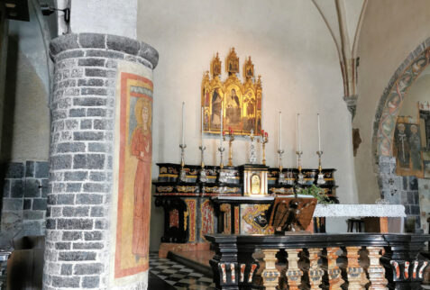 Varenna – the altar of Chiesa di San Giorgio – BBofItaly