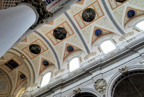 Modica – frescoes on the ceiling of Duomo di San Pietro – BBofItaly