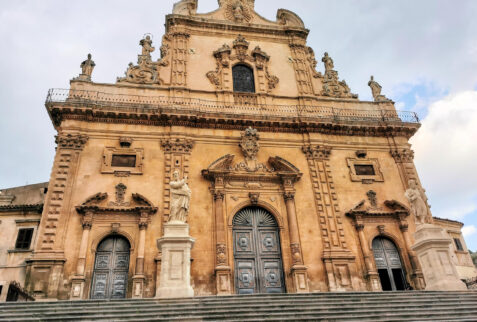 Modica – facade of Duomo di San Pietro – BBofItaly