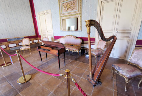 Noto – the music room of Palazzo Nicolaci – BBofItaly