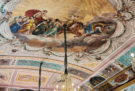 Noto – the fantastic ceiling of Salone delle Feste in Palazzo Nicolaci – BBofItaly