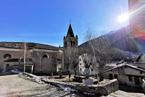 Etroubles – Chiesa di Santa Maria Assunta and its bell tower – BBofItaly