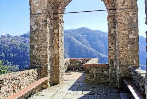 Castello di Fosdinovo – a balcony of Fosdinovo Castle – BBofItaly