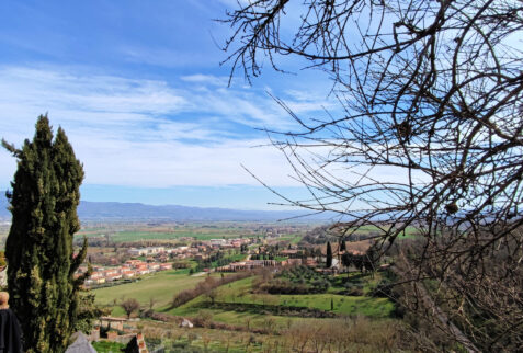 Anghiari – landscape seen from the walls of the hamlet – BBofItaly