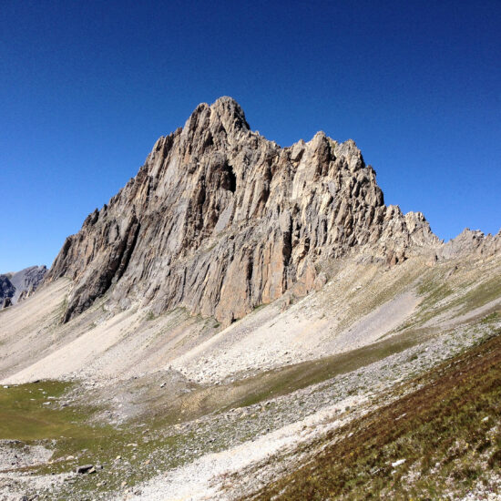 Gardetta upland – the gorgeous Rocca la Meja seen from Ancoccia pass – BBofItaly