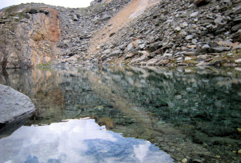 Val Martello – shimmering waters of the lake – BBofItaly