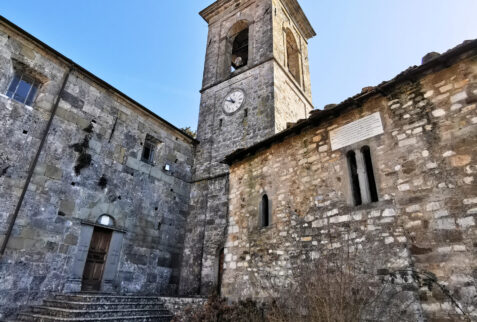 Monte dei Bianchi – bell tower of San Michele Arcangelo church – BBofItaly