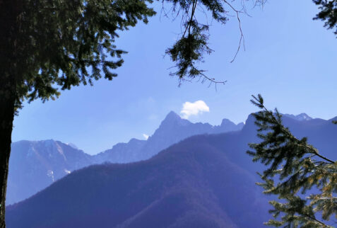 Monte dei Bianchi – the fantastic peak of Pizzo d’Ucello seen from churchyard of San Michele Arcangelo – BBofItaly